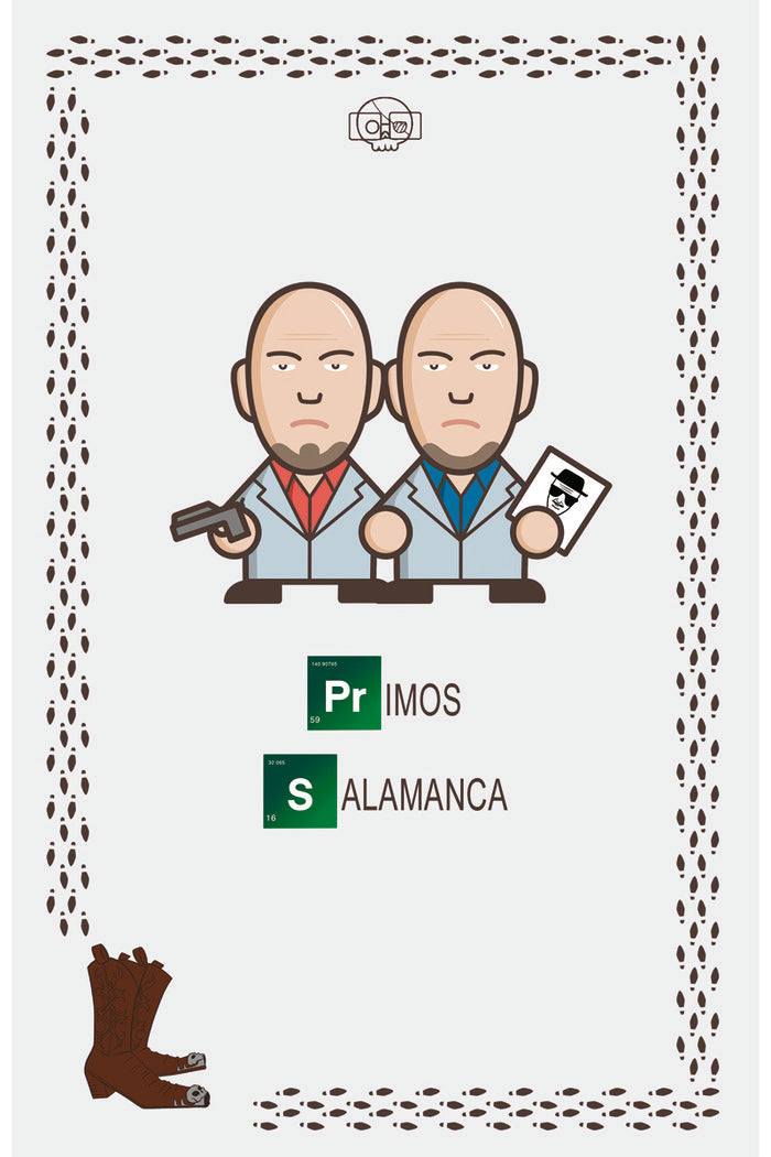 BLOC DE NOTAS BREAKING BAD LOS PRIMOS SALAMANCA - 9788417936631 Imagen principal del producto