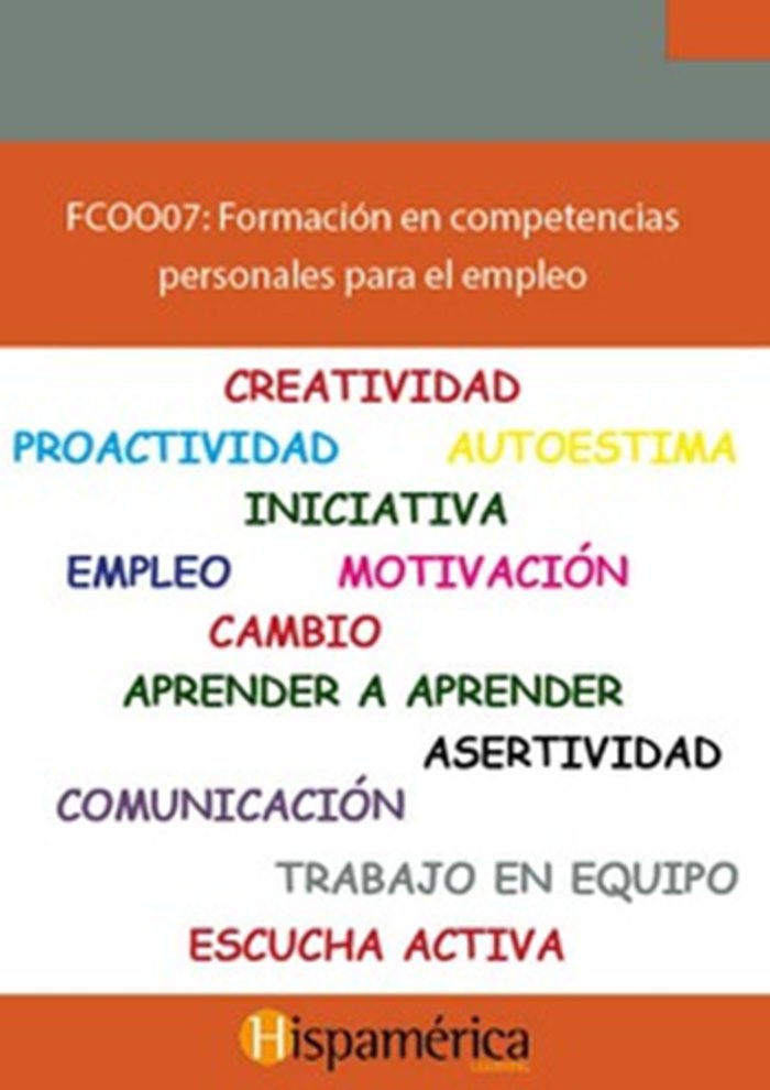 COMPETENCIAS PERSONALES PARA EL EMPLEO FCOO07 - 9788417958510