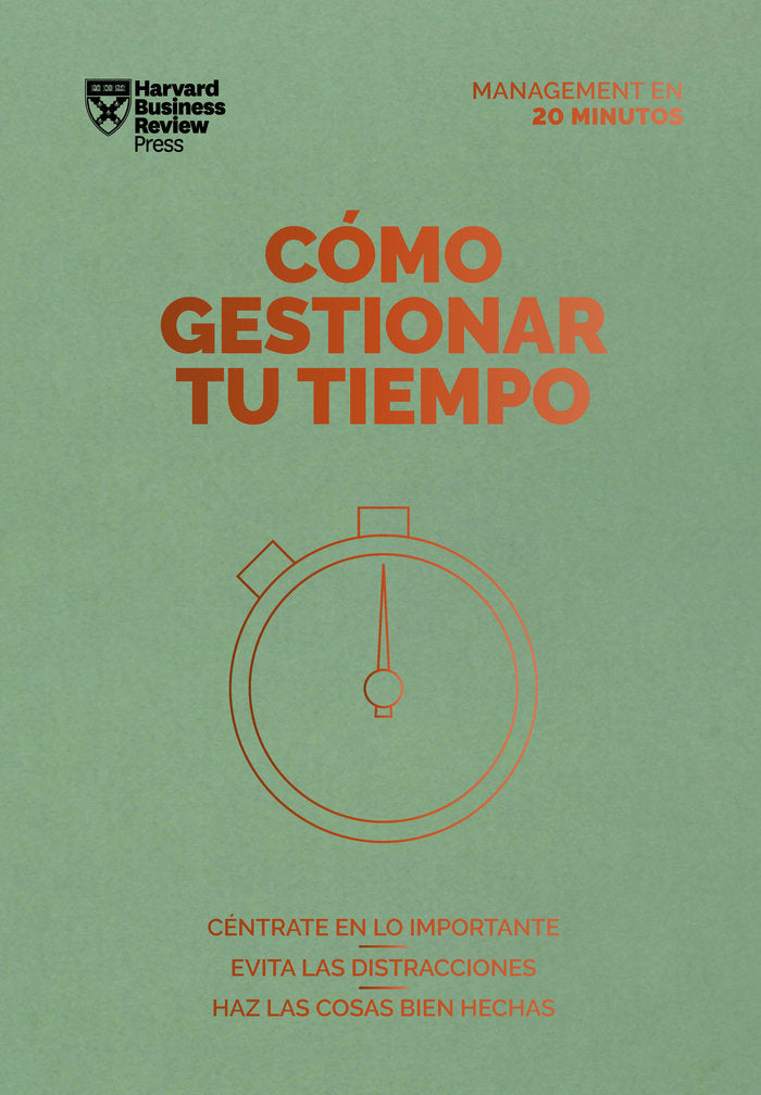 COMO GESTIONAR TU TIEMPO | AA,VV | REVERTE MANAGEMENT HARVARD | 9788417963231 Imagen principal del producto
