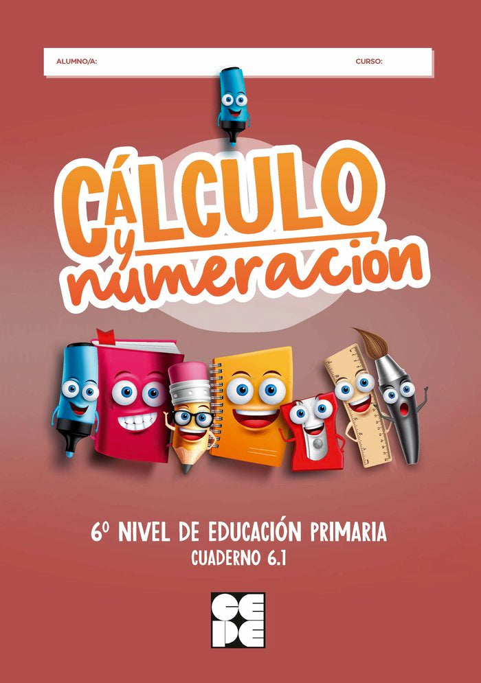 CALCULO Y NUMERACION 6 1 HIPATIA | CRISTINA TRALLERO DE LUCAS/MIGUEL ANGEL | CEPE | 9788418044458