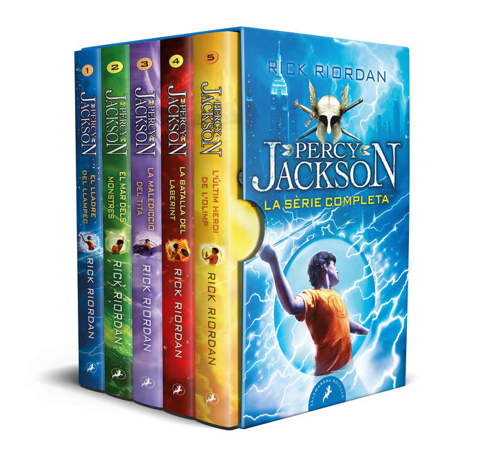 ESTUCHE PERCY JACKSON | Riordan,rick | 9788418173738 (Salamandra bolsillo)