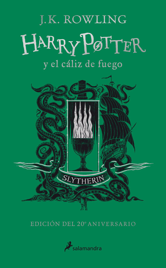 HARRY POTTER 4 EL CALIZ DE FUEGO SLYTHERIN 20 ANIVERSARIO | Rowling, J,k, | 9788418174377 (Salamandra infantil y juvenil)