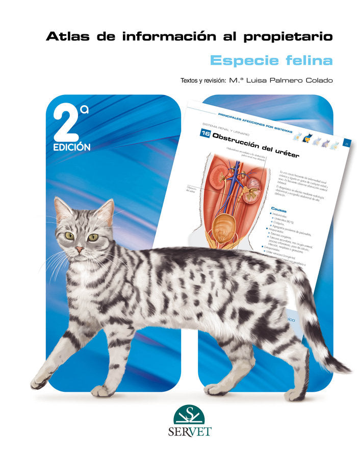 ATLAS DE INFORMACION AL PROPIETARIO ESPECIE FELINA 2ª ED - 9788418339516