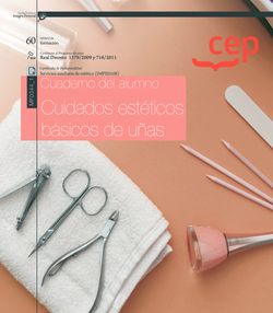 Cuaderno del alumno. Cuidados estéticos básicos de uñas (MF0344_1). Certificados de profesionalidad. Servicios auxiliares de estética (IMPE0108)
