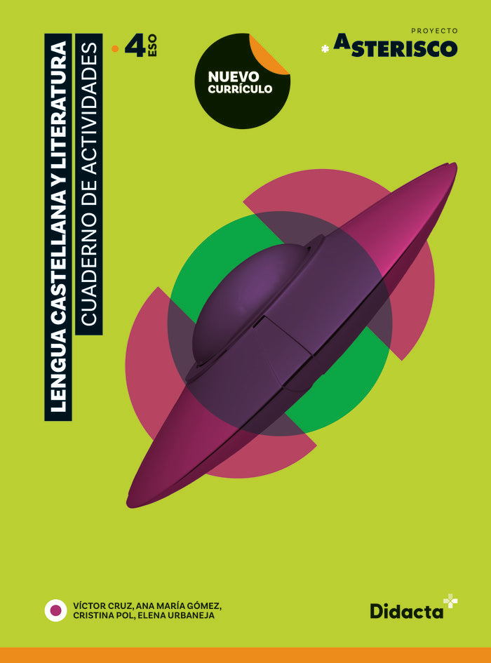 Asterisco 4. Cuaderno de actividades (Nueva edición 2023) | Varios autores | 9788418695995 (DIDACTA+) Imagen principal del producto