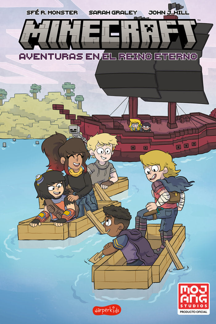 MINECRAFT OFICIAL AVENTURAS EN EL REINO ETERNO (COMIC) | R, Monster, Sfe | 9788418774836 (Harper collins)