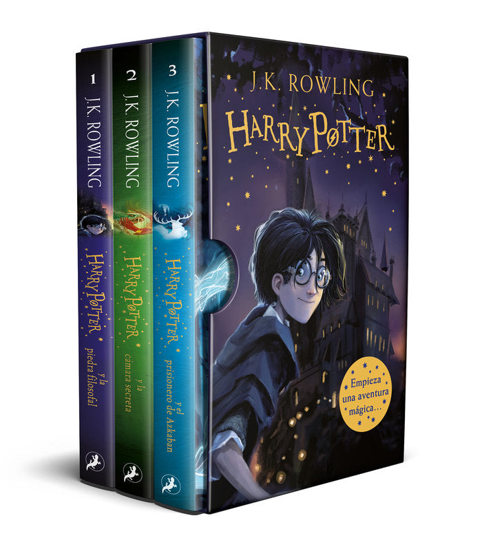 HARRY POTTER ESTUCHE CON HARRY POTTER Y LA PIEDRA FILOSOFAL | Rowling,j K | 9788418796180 (Salamandra bolsillo)