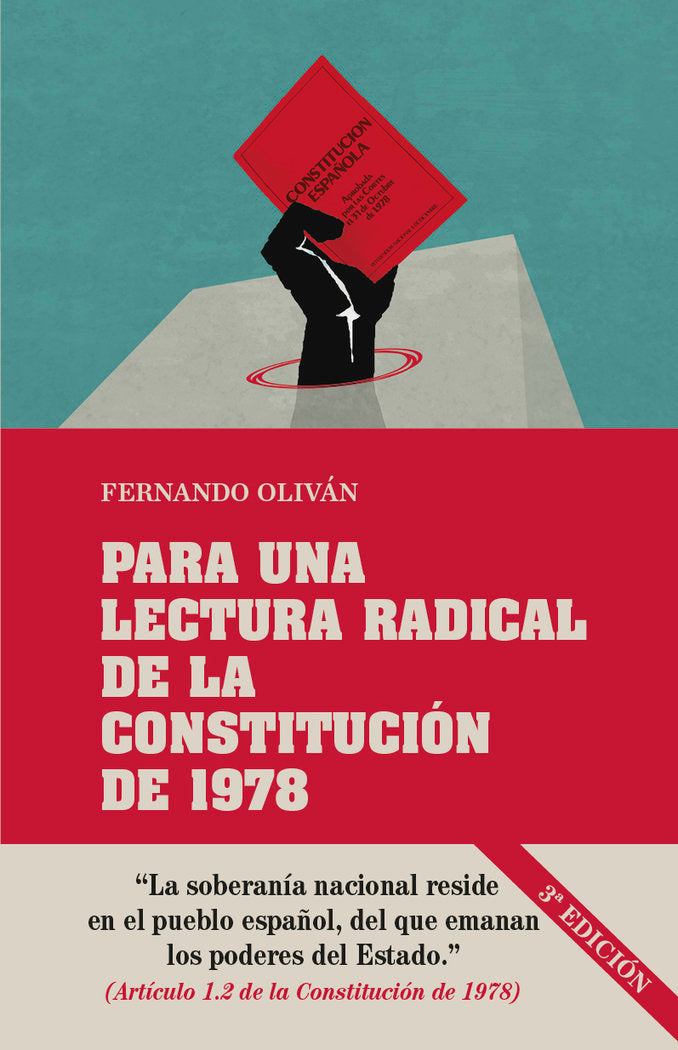 PARA UNA LECTURA RADICAL DE LA CONSTITUCION DE 1978 - 9788418981937 Imagen principal del producto