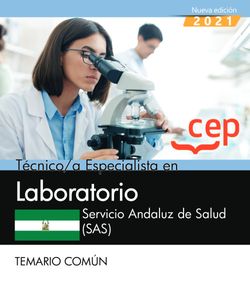 Técnico/a Especialista en Laboratorio. Servicio Andaluz de Salud (SAS). Temario común Imagen principal del producto