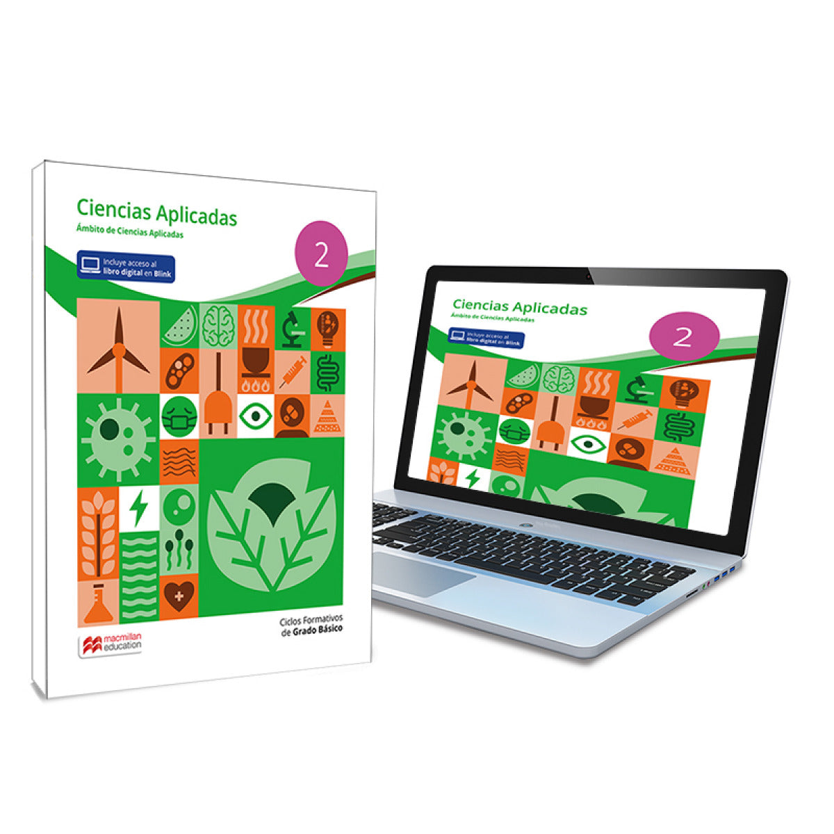 ✅ GRADO BÁSICO CIENCIAS 2- LIBRO DE TEXTO EN FORMATO FÍSICO DE CIENCIAS APLICADAS 2 - AGUILERA LOPEZ, R. / VILLARROYA BUGELLA, - MACMILLAN - 9788419062345 Imagen principal del producto