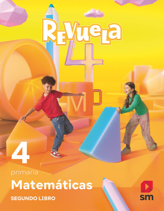✅  MATEMATICAS 4º EDUCACION PRIMARIA TRIMESTRES TEMATICOS PROYECTO REVUELA ED 2023 MEC VV.AA. EDICIONES SM - 9788419102713