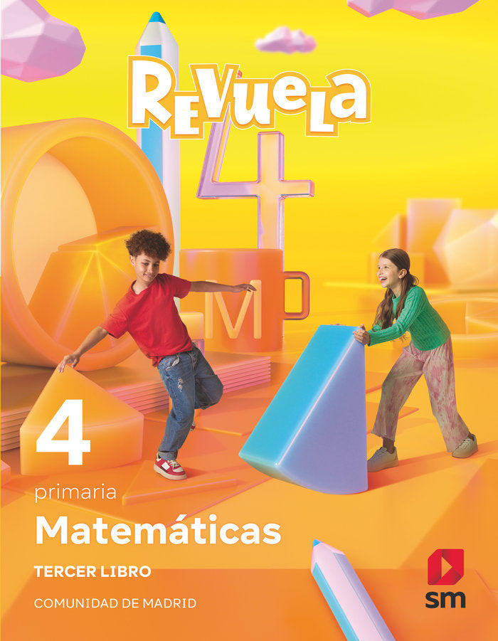 Matemáticas. Trimestres temáticos. 4 Primaria. Revuela. Comunidad de Madrid | Varios autores | 9788419102720 (Sm) Imagen principal del producto