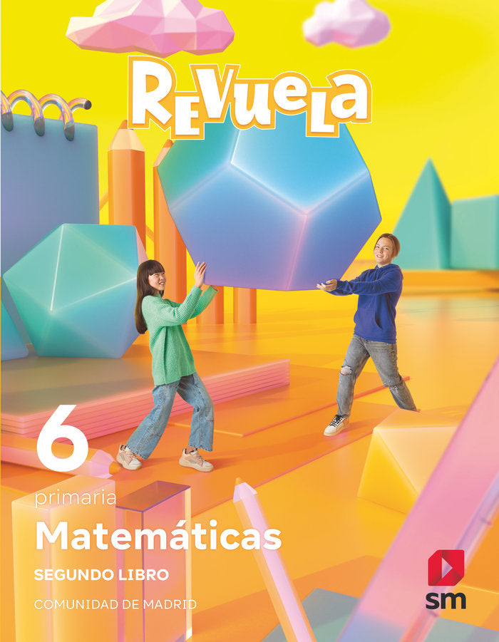 Matemáticas. Trimestres temáticos. 6 Primaria. Revuela. Comunidad de Madrid | Varios autores | 9788419102768 (Sm) Imagen principal del producto