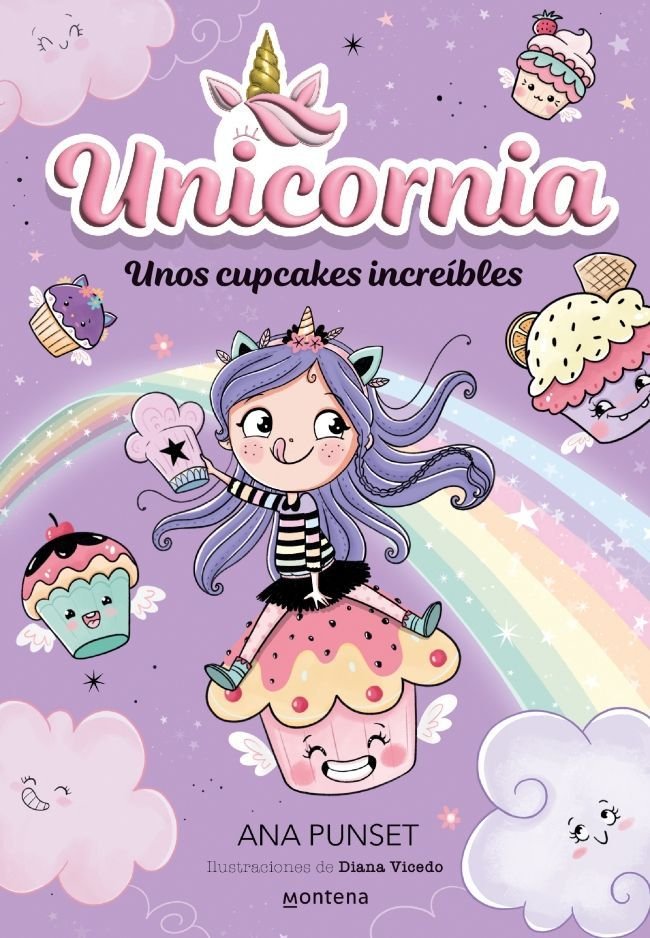 UNICORNIA 4 UNOS CUPCAKES INCREIBLES | Ana Punset | 9788419357199 (Montena) Imagen principal del producto