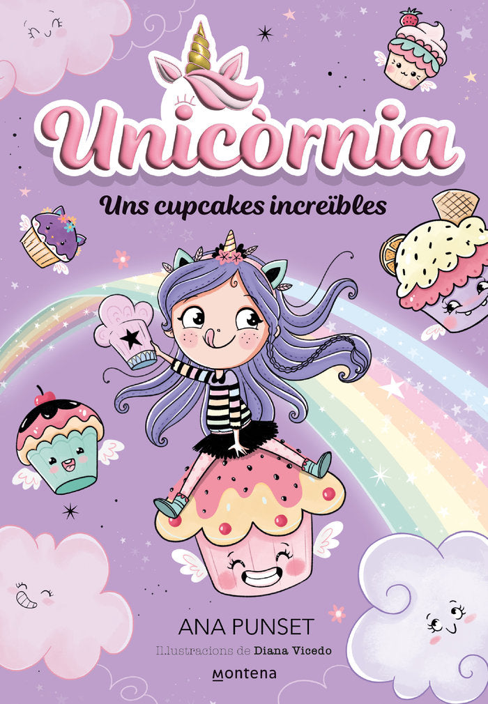 UNICORNIA 4 UNS CUPCAKES INCREIBLES | Ana Punset | 9788419357878 (Montena) Imagen principal del producto