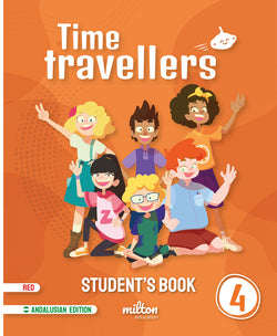 Time Travellers 4 Red Student' | MILTON | 9788419364692 Imagen principal del producto
