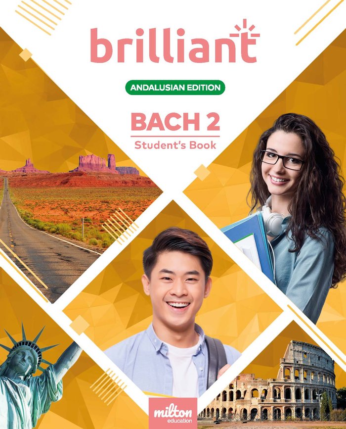 ✅ BRILLIANT ENGLISH 2ºBACH ST ANDALUCIA 22 I EMMONS, CASEY I MILTON I 9788419364999 Imagen principal del producto