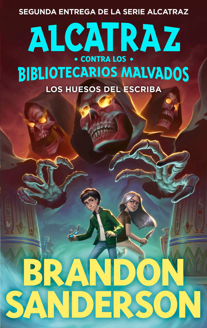 LOS HUESOS DEL ESCRIBA ALCATRAZ CONTRA LOS BIBLIOTECARIOS MA | Brandon Sanderson | 9788419522795 (B de blok)
