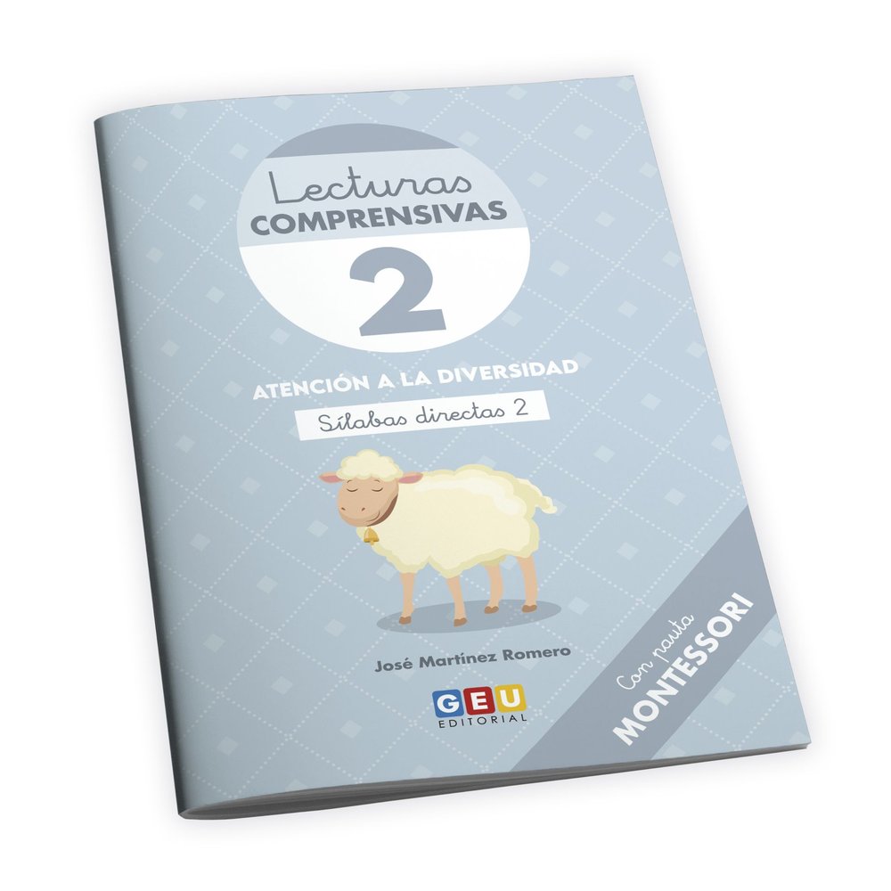 LECTURAS COMPRENSIVAS 2 PAUTA MONTESSORI INI,LECTOESCRITURA | MARTINEZ ROMERO, JOSE | GEU | 9788419646453