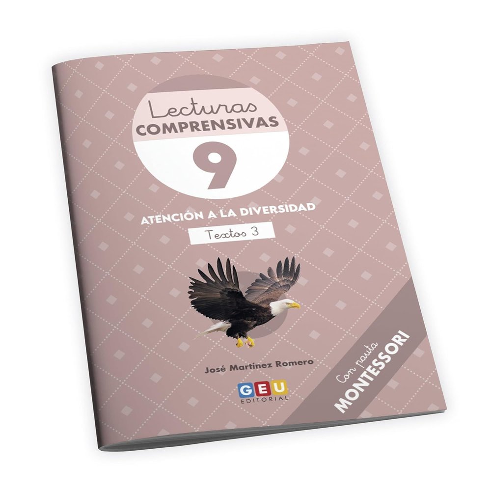 LECTURAS COMPRENSIVAS 9 PAUTA MONTESSORI INI,LECTOESCRITURA | MARTINEZ ROMERO,JOSE | GEU | 9788419646521