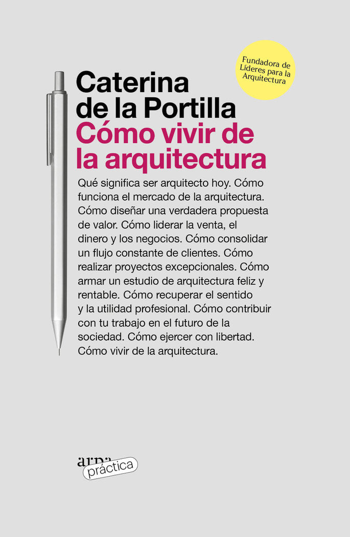 COMO VIVIR DE LA ARQUITECTURA - 9788419662019 Imagen principal del producto