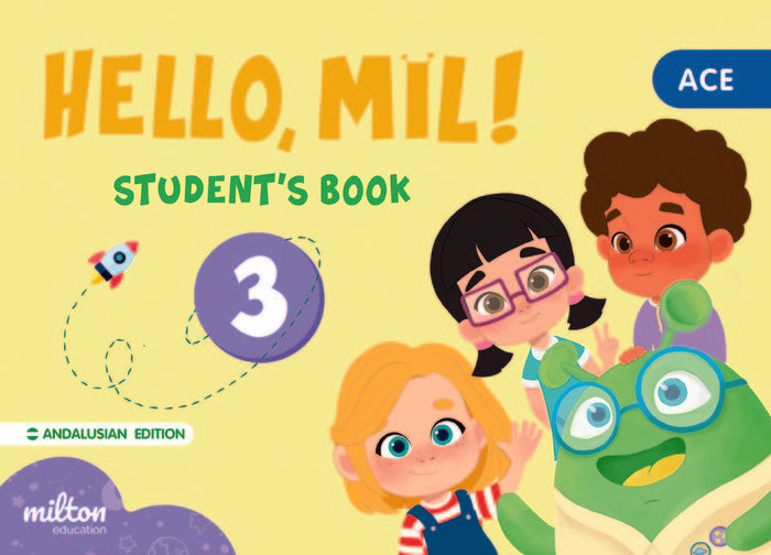 HELLO MIL 3 ACE ENGLISH 5AÑOS ST ANDALUCIA 22 | PINZAN, ORNELLA/Y OTROS | 9788419716057 (Milton) Imagen principal del producto