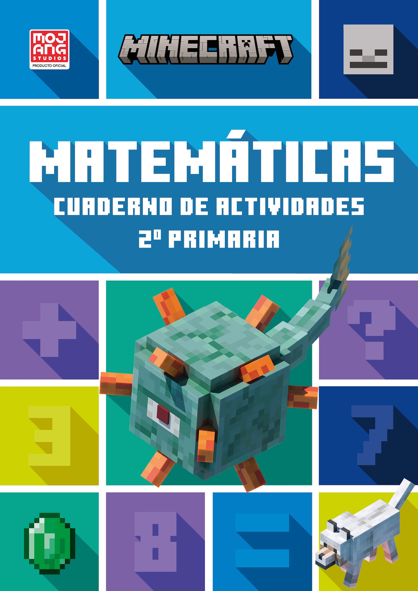 Minecraft Oficial: Cuaderno de Actividades, Matemáticas 2.º Primaria Imagen principal del producto