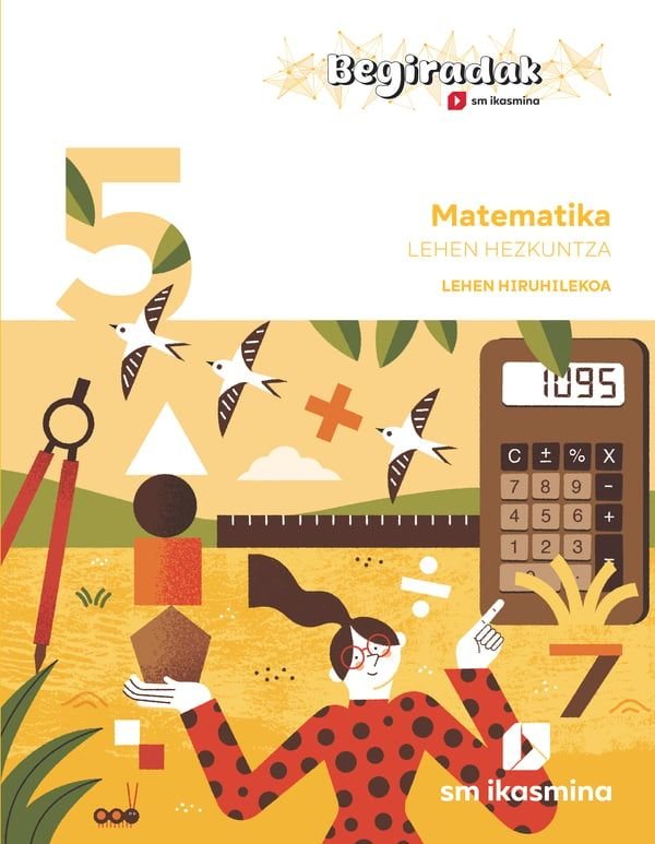 (eus).(26).matematika 5ºlmh (m | IKASMINA | 9788419861498 Imagen principal del producto