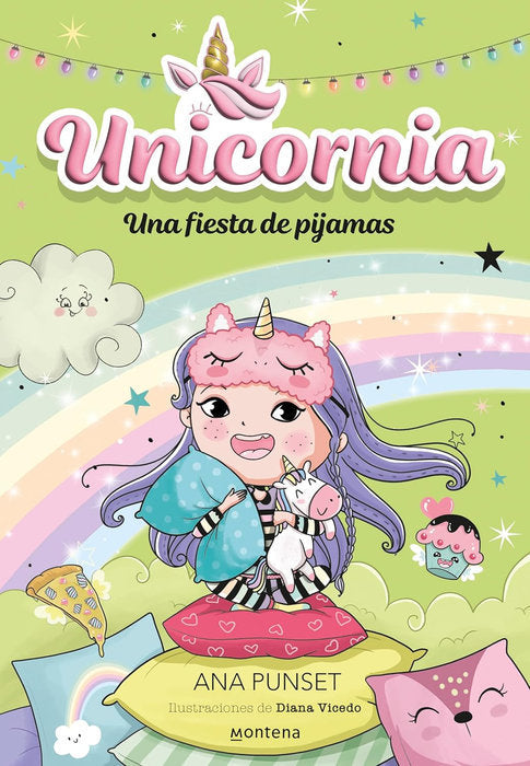 UNICORNIA 10 UNA FIESTA DE PIJAMAS | Ana Punset | 9788419975676 (Montena) Imagen principal del producto