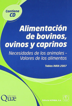 ALIMENTACION DE BOVINOS OVINOS Y CAPRINOS - 9788420011387