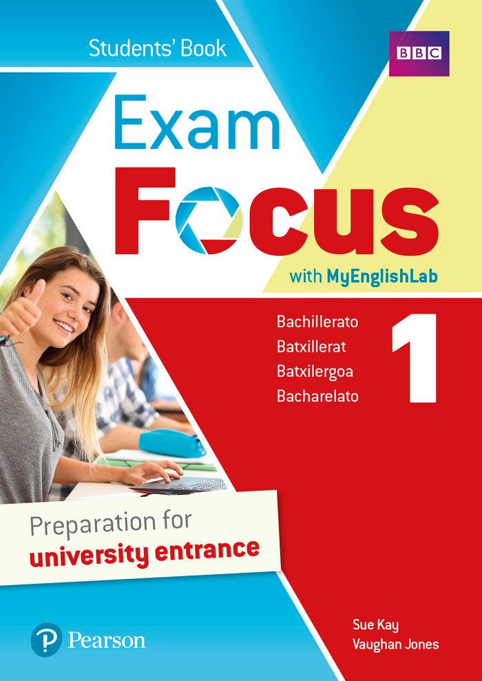 ✅ EXAM FOCUS 1 ST PRINT & DIGITAL INTERACT,MYENGLISHLAB I KAY, SUE / JONES, VAUGHAN I PEARSON EDUCACION I 9788420573830 Imagen principal del producto