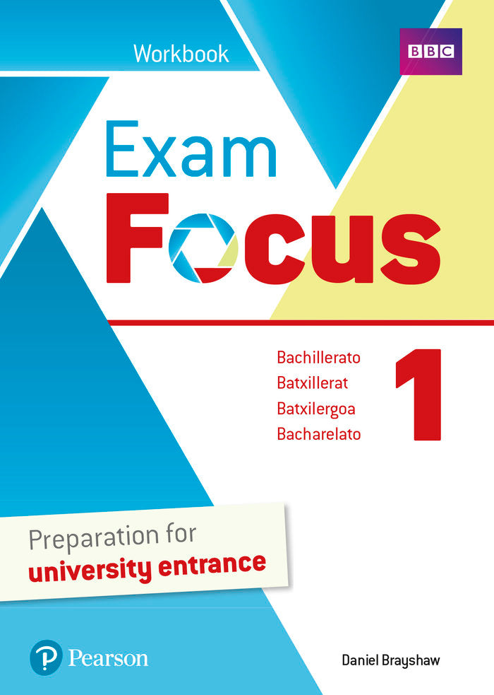 ✅ EXAM FOCUS 1 WB PRINT & DIGITAL INTERACTIVE I FRICKER, ROD / MICHALOWSKI, BARTOSZ I PEARSON EDUCACION I 9788420573847 Imagen principal del producto