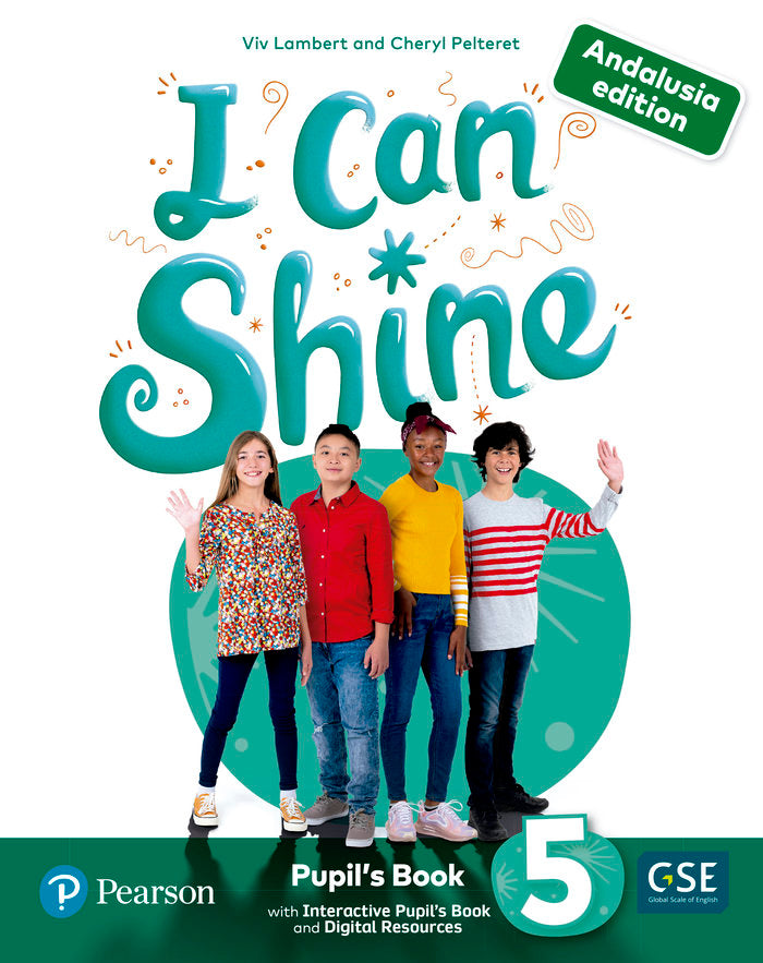 I Can Shine Andalusia 5 Pupil's Book & Interactive Pupil's Book andDigital Resources Access Code | Varios autores | 9788420577593 (Pearson Educacion) Imagen principal del producto