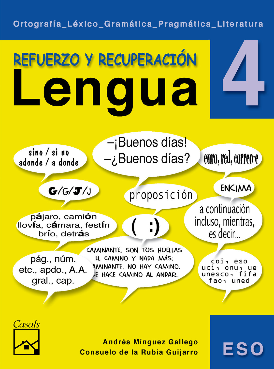 Refuerzo y recuperación. Lengua 4