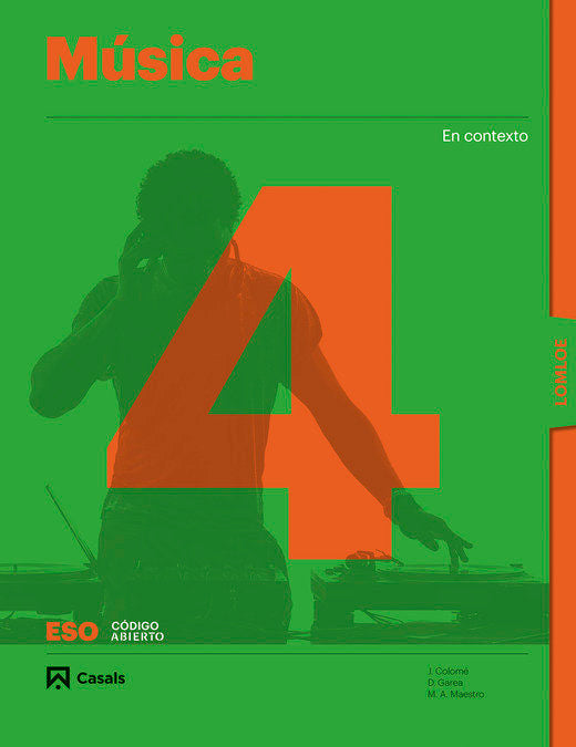 Música 4ºESO LOMLOE | Varios autores | 9788421873908 (CASALS) Imagen principal del producto