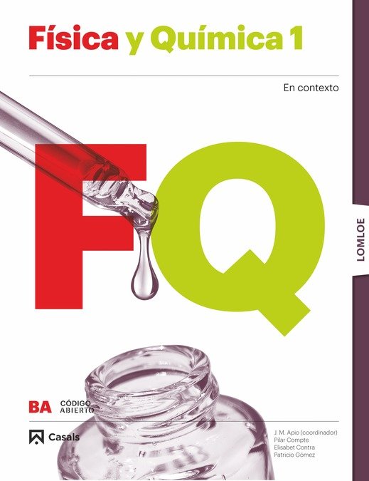 ✅ FISICA QUIMICA 1ºNB 22 LOMLOE CODIGO ABIERTO I AA,VV I CASALS I 9788421874523