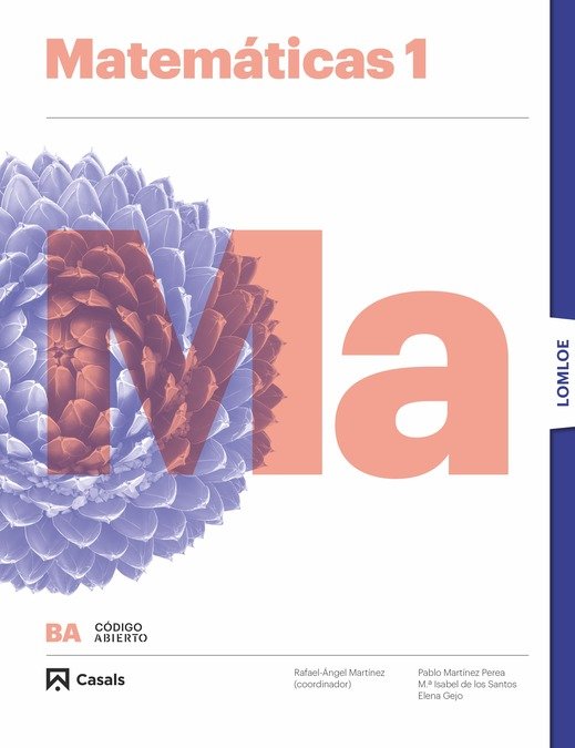 ✅ MATEMATICAS 1ºNB 22 LOMLOE CODIGO ABIERTO I AA,VV I CASALS I 9788421874585