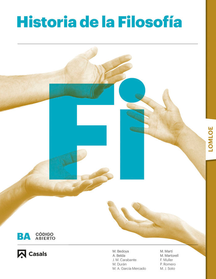 ✅ HISTORIA DE LA FILOSOFIA 2ºBACH 23 LOMLOE CODIGO ABIERTO - 9788421874783 Imagen principal del producto