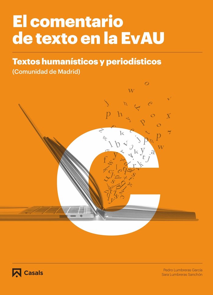 ✅ COMENT,TEXTO EVAU 22 C,MADRID TEXTOS HUMANIST, Y PERIODIST, I AA,VV I CASALS I 9788421878248