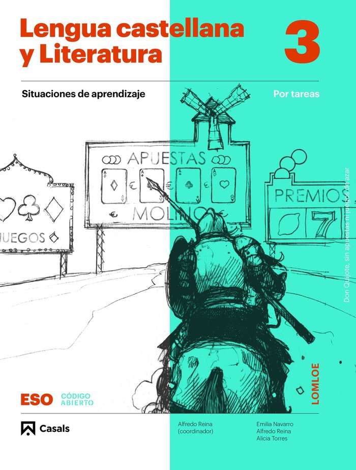 Lengua castellana y Literatura por tareas 3ºESO LOMLOE SUR | Varios autores | 9788421880258 (CASALS) Imagen principal del producto