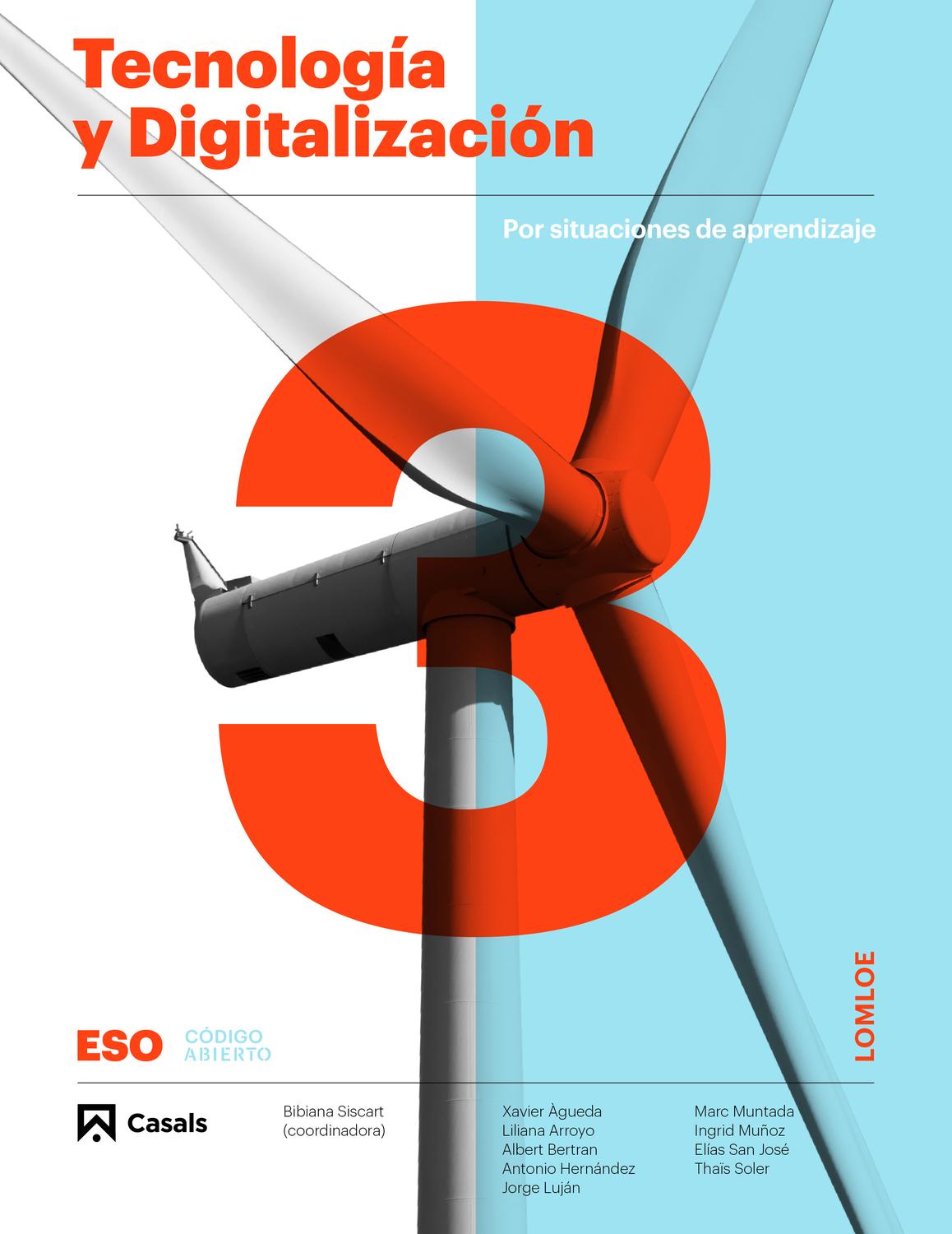 Tecnología y digitalitzación II ESO LOMLOE SUR. Aa. Vv. (Editorial Casals) 9788421880289