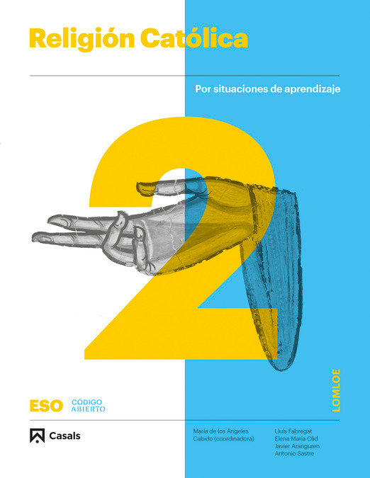 Religión Católica 2ºESO LOMLOE ANDALUCÍA | Varios autores | 9788421880708 (CASALS) Imagen principal del producto