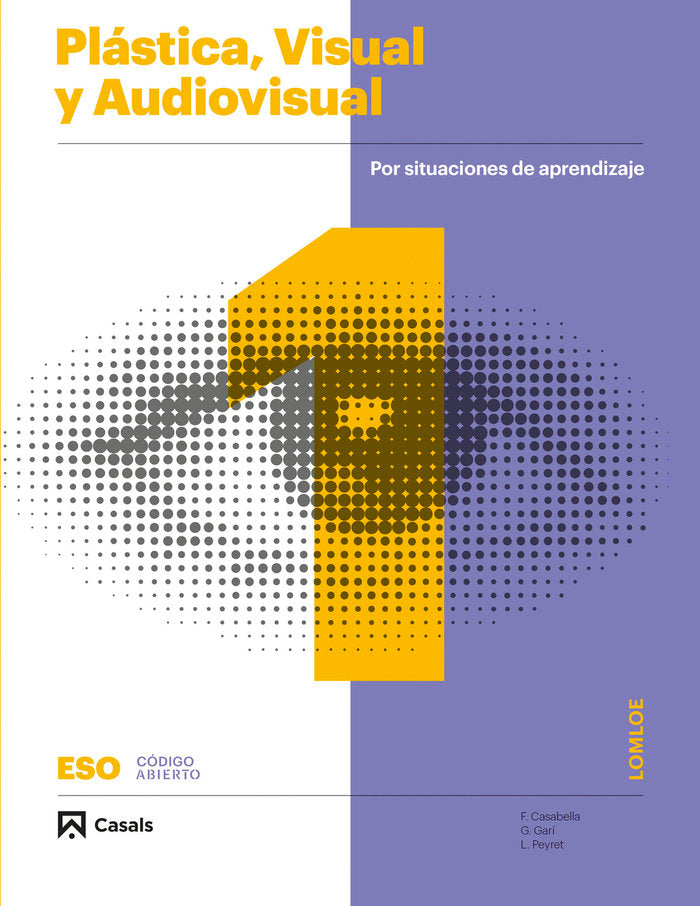 Plástica, Visual y Audiovisual 1ºESO LOMLOE Libro ANDALUCÍA | Varios autores | 9788421880715 (CASALS) Imagen principal del producto