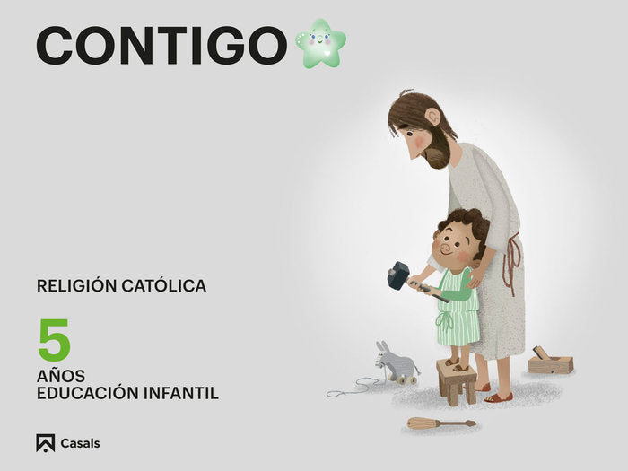 CUADERNO RELIGION 5AÑOS EI 24 CONTIGO | AA,VV | 9788421881521 (Casals) Imagen principal del producto