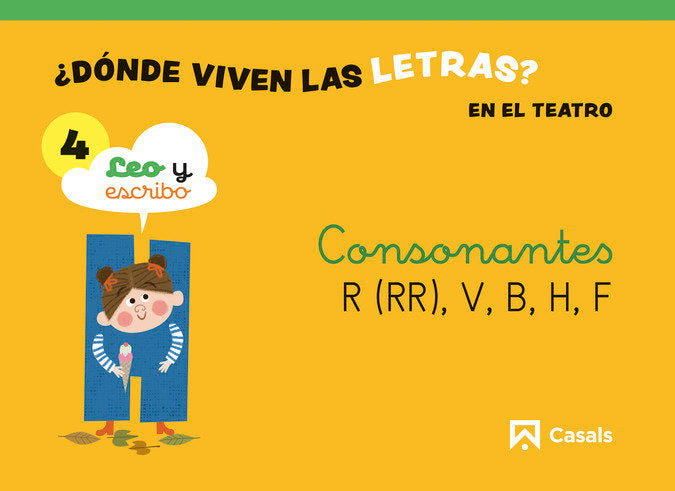 CUADERNO 4 5AÑOS EI 24 DONDE VIVEN LAS LETRAS | AA,VV | 9788421881729 (Casals) Imagen principal del producto
