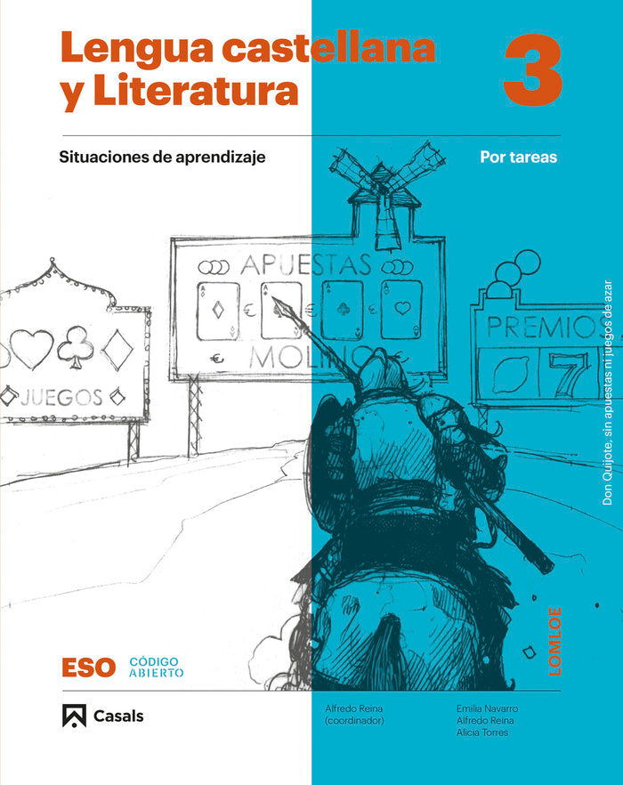 Lengua castellana y Literatura por tareas 3ºESO LOMLOE ANDALUCIA | Varios autores | 9788421881965 (CASALS) Imagen principal del producto
