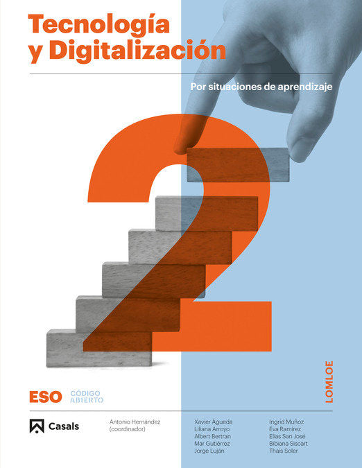 Tecnología y digitalitzación 2ºESO LOMLOE ANDALUCÍA | Varios autores | 9788421881996 (CASALS) Imagen principal del producto