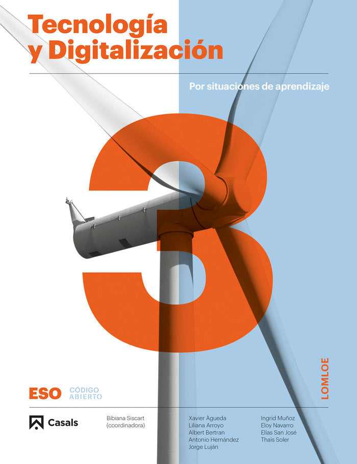 Tecnología y digitalitzación 3ºESO LOMLOE ANDALUCÍA | Varios autores | 9788421882009 (CASALS) Imagen principal del producto