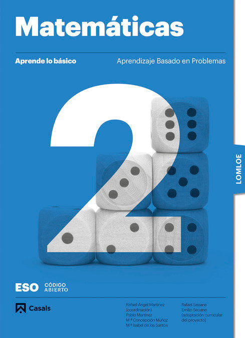 Aprende lo básico. Matemáticas 2ºESO. LOMLOE | Varios autores | 9788421882078 (CASALS) Imagen principal del producto