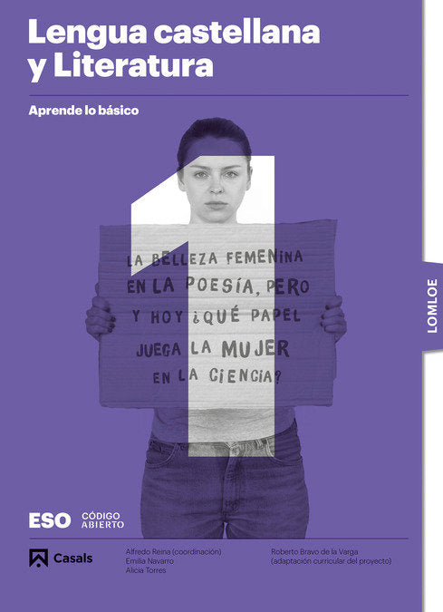 Aprende lo básico. Lengua castellana y Literatura 1ºESO. LOMLOE | Varios autores | 9788421882160 (CASALS) Imagen principal del producto